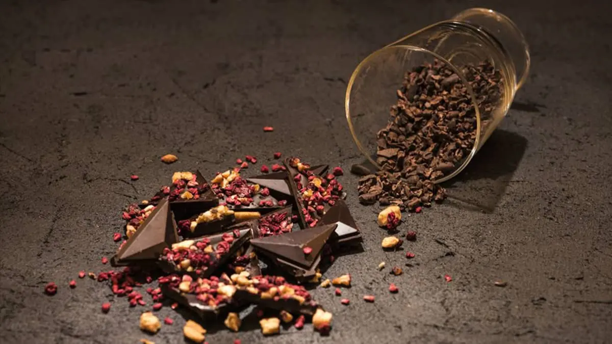 Aguara tamna čokolada sa višnjom i šljivom