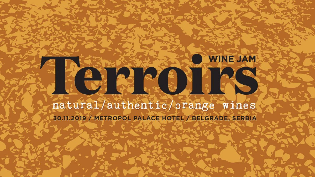Najava za vinski festival Wine Jam Terroirs.