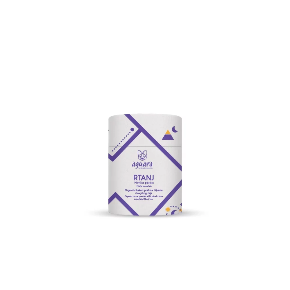 Mala tuba organskog sirovog praha Rtanj