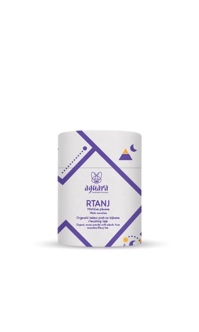 Mala tuba organskog sirovog praha Rtanj