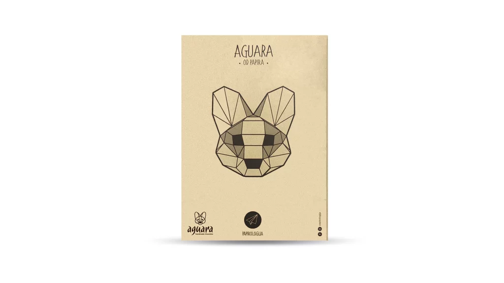 Aguara papirn šablon za pravljenje agarine glave.