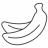 Linijska ikonica banana